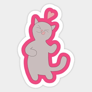 Crumbles Loves Cake Sticker